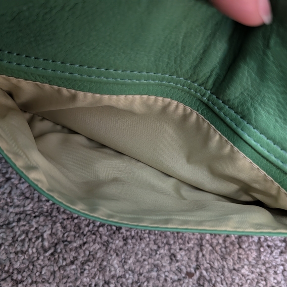 HOBO Green Leather Shoulder Bag - Picture 6 of 14